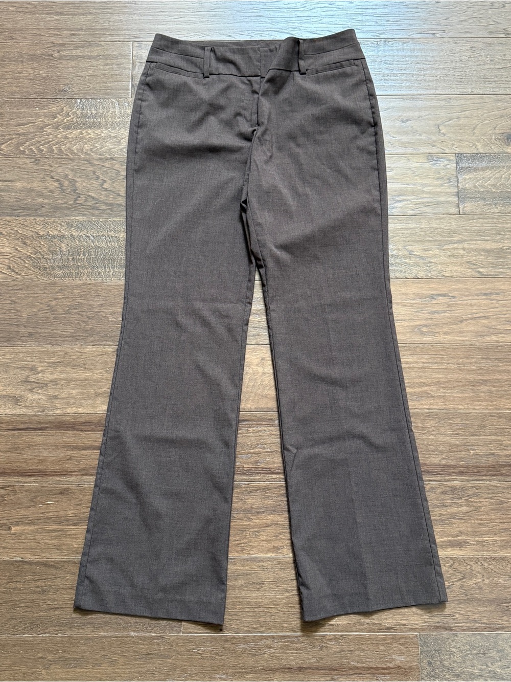 7th Avenue Suiting Collection New York & Company Brown Dress Pants, Size 10 TALL